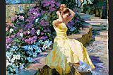 Merry As The Day Is Long Paintings - Sunny Day in the Park by Vladimir Volegov